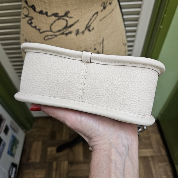 SOLD Coachtopia Cream Leather Mini Wavy Dinky Handbag by Coach - Picture 16 of 16